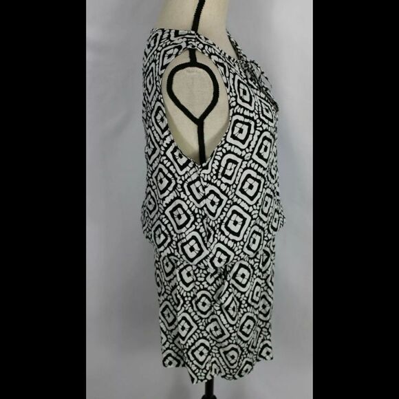 ESCAPADA LIVING S/L JOSS ROMPER WHITE BLACK SANTIA - Picture 3 of 10